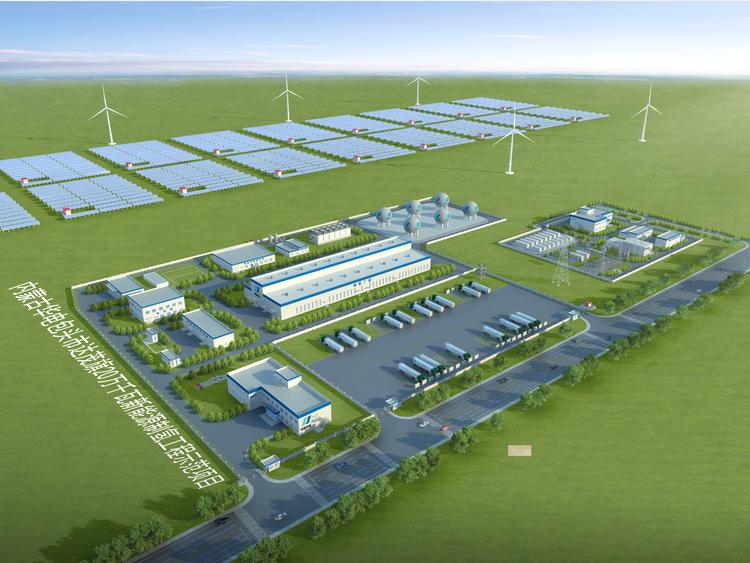 中核華興參建的首批大規模可再生能源制綠氫示范項目成功投產，推動新能源產業邁上新臺階